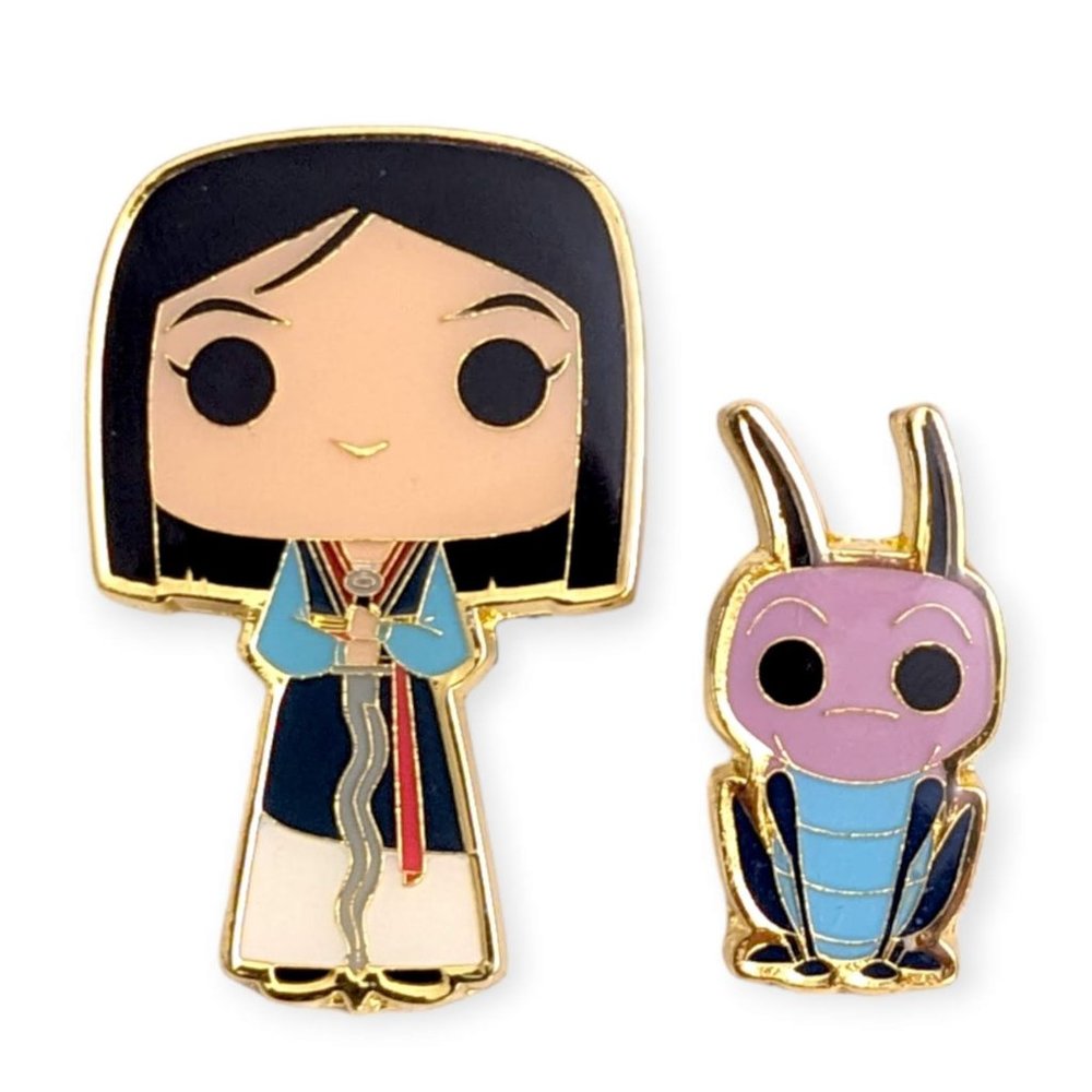 Mulan Disney Pins: Funko Pop! Mulan And Cri-Kee